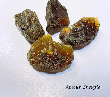 Ambre Brut Naturel Pour Collection Spirituelle