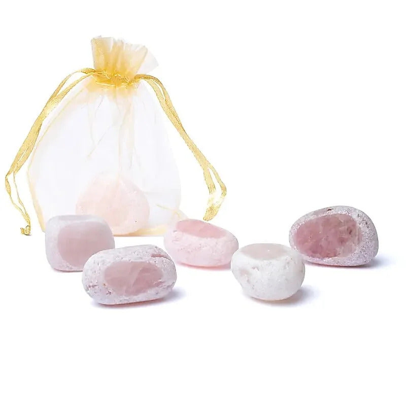 Pierre de Quartz Rose givrée