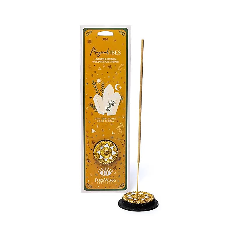 Encens Celestial Magic Vibrations magiques + porte encens